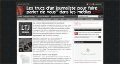 Desktop Screenshot of lestrucsdunjournaliste.com